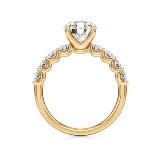 Tilda Pear Shared Prong Diamond Band