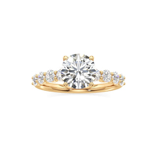 Tilda Pear Shared Prong Diamond Band