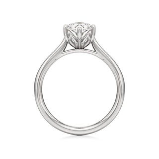 Topaz Round Six Prong Cathedral