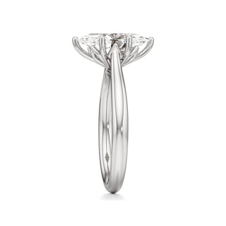 Topaz Round Six Prong Cathedral