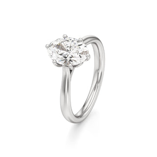 Topaz Round Six Prong Cathedral