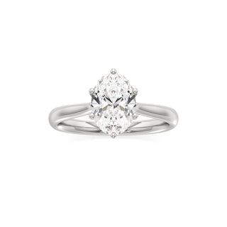 Topaz Round Six Prong Cathedral