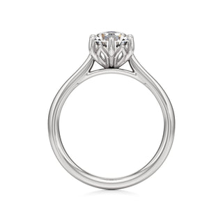 Topaz Round Six Prong Cathedral