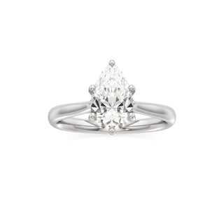 Topaz Round Six Prong Cathedral