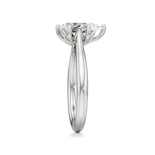 Topaz Round Six Prong Cathedral