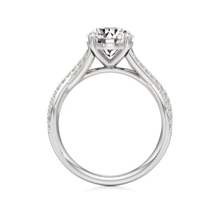 Twist Prong Set Basket Marquise Engagement Ring