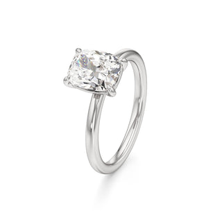 Valeria Round Hidden Halo Solitaire