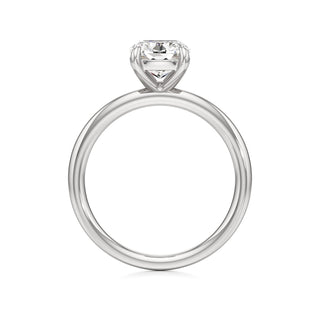 Valeria Round Hidden Halo Solitaire