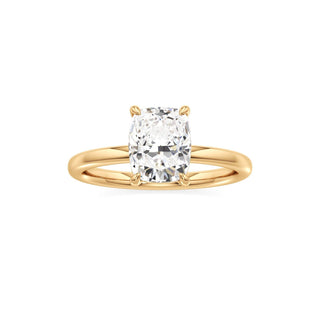 Valeria Round Hidden Halo Solitaire
