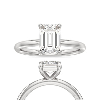 Valeria Round Hidden Halo Solitaire