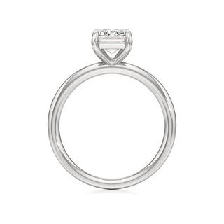 Valeria Round Hidden Halo Solitaire