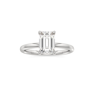 Valeria Round Hidden Halo Solitaire
