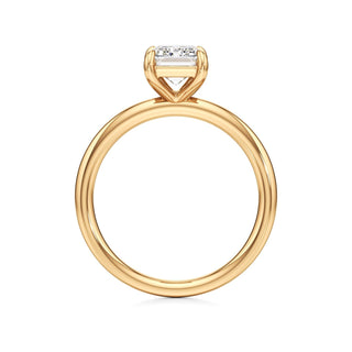Valeria Round Hidden Halo Solitaire