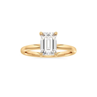 Valeria Round Hidden Halo Solitaire