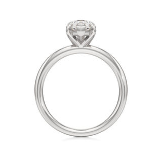 Valeria Round Hidden Halo Solitaire