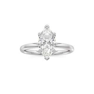 Valeria Round Hidden Halo Solitaire