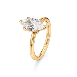 Valeria Round Hidden Halo Solitaire