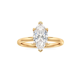 Valeria Round Hidden Halo Solitaire