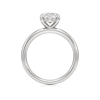 Valeria Round Hidden Halo Solitaire