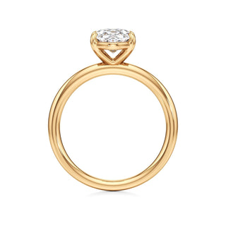 Valeria Round Hidden Halo Solitaire