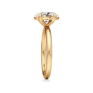 Valeria Round Hidden Halo Solitaire