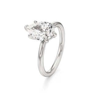 Valeria Round Hidden Halo Solitaire
