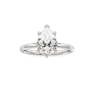 Valeria Round Hidden Halo Solitaire