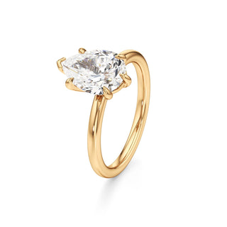 Valeria Round Hidden Halo Solitaire