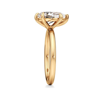 Valeria Round Hidden Halo Solitaire