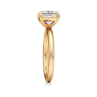 Valeria Round Hidden Halo Solitaire