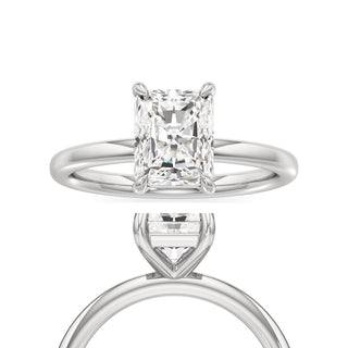 Valeria Round Hidden Halo Solitaire
