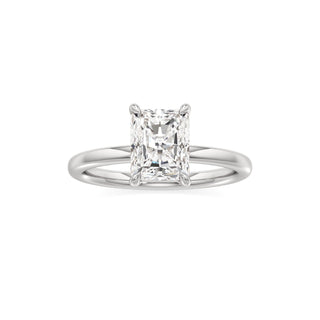 Valeria Round Hidden Halo Solitaire