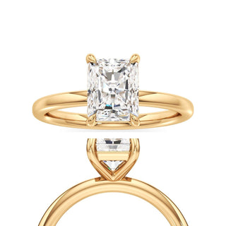 Valeria Round Hidden Halo Solitaire