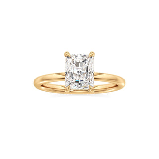 Valeria Round Hidden Halo Solitaire