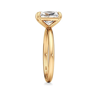 Valeria Round Hidden Halo Solitaire