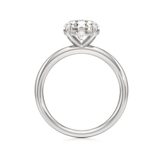 Valeria Round Hidden Halo Solitaire