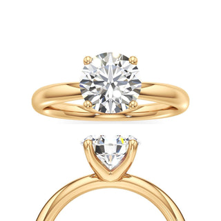 Vionna Round Classic Solitaire