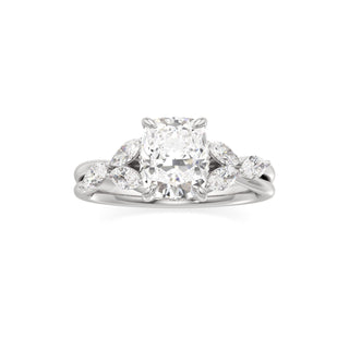 Viviana Round Marquise Side Stones