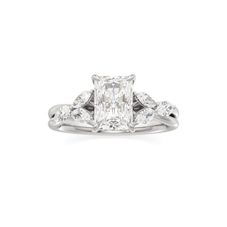 Viviana Round Marquise Side Stones