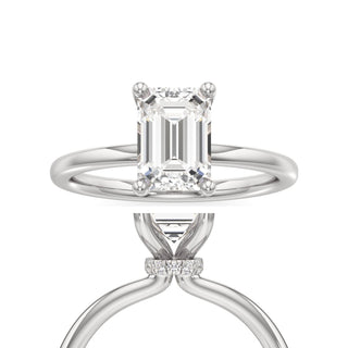 Wisteria Round Hidden Halo Solitaire