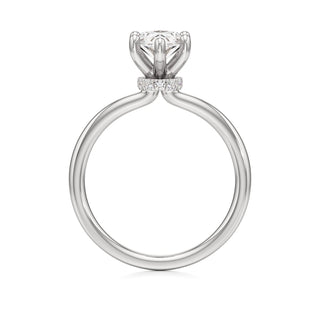 Wisteria Round Hidden Halo Solitaire