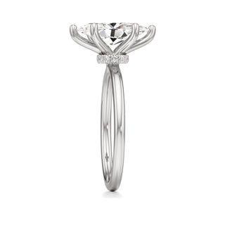 Wisteria Round Hidden Halo Solitaire