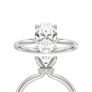 Wisteria Round Hidden Halo Solitaire