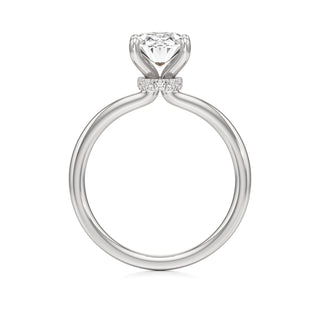 Wisteria Round Hidden Halo Solitaire