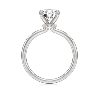 Wisteria Round Hidden Halo Solitaire