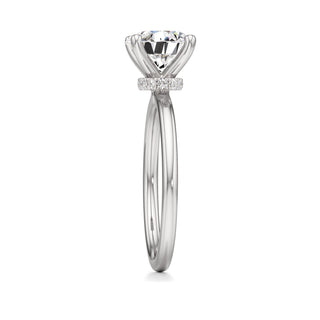 Wisteria Round Hidden Halo Solitaire