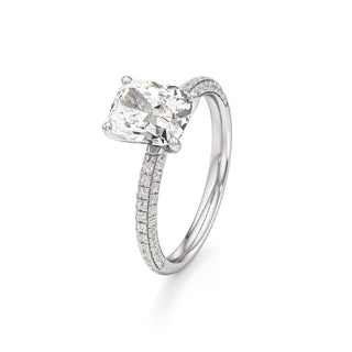 Xyla Marquise Three Sided Pave Band