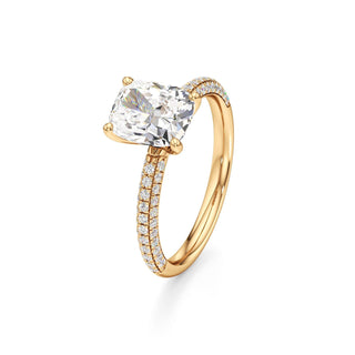 Xyla Marquise Three Sided Pave Band