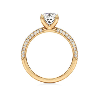 Xyla Marquise Three Sided Pave Band