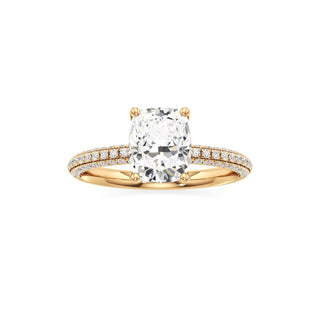 Xyla Marquise Three Sided Pave Band